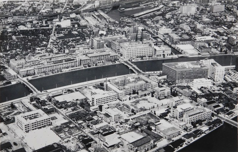 （トリミング）50Y6020 大阪大学中之島地区全景　航空写真2【昭和33年9月9日】.JPG